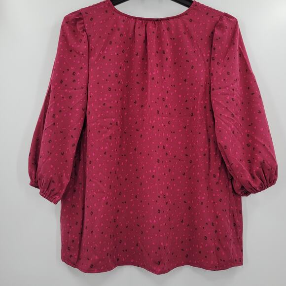 Isabel by ingrid isabels ruffle waist maternity blouse size M - Picture 4 of 6